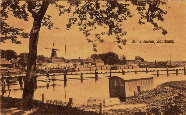 Binnenhaven Gestempeld 1924 Uitg. B Oosterhoff.