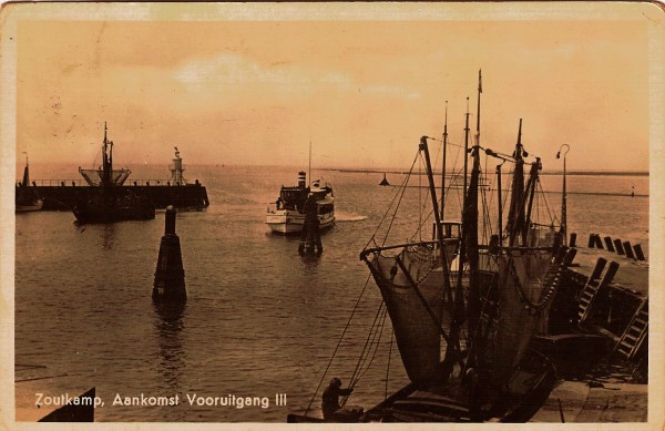 Aankomst Vooruitgang 3, Gestempeld 1942