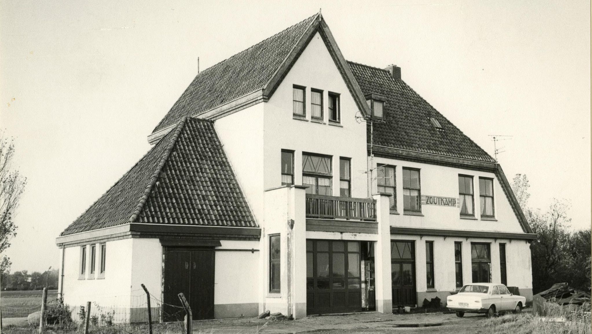 Het stationsgebouw van Zoutkamp